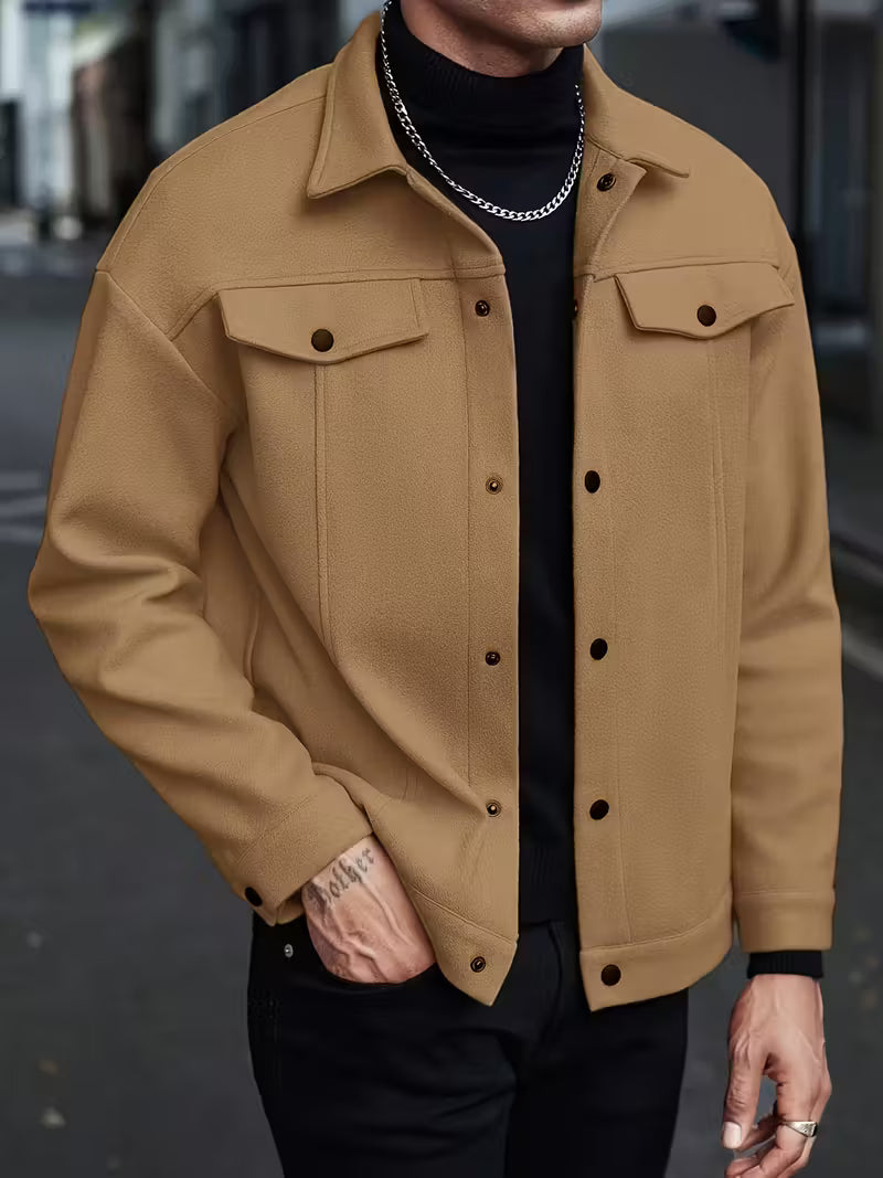 Freizeitjacke für Herren im europäischen Stil